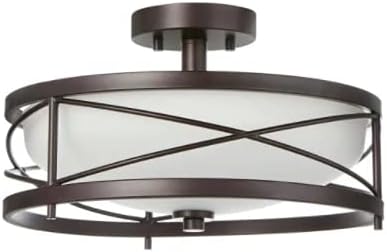 2-Light SEMI-Flush Mount